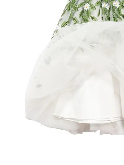 Logo Tulle Dress