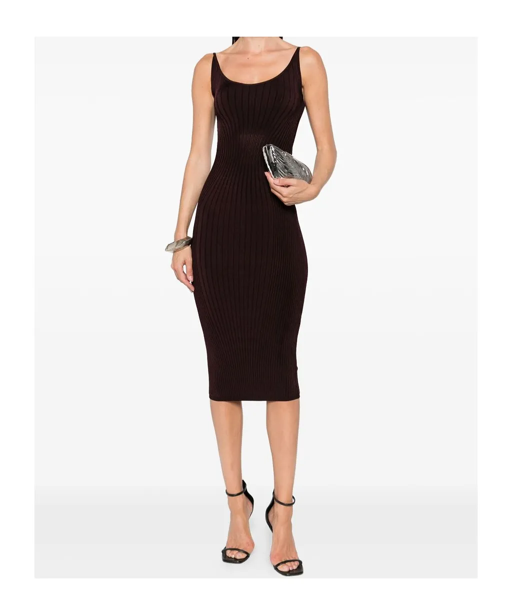Ribbed Midi Dress