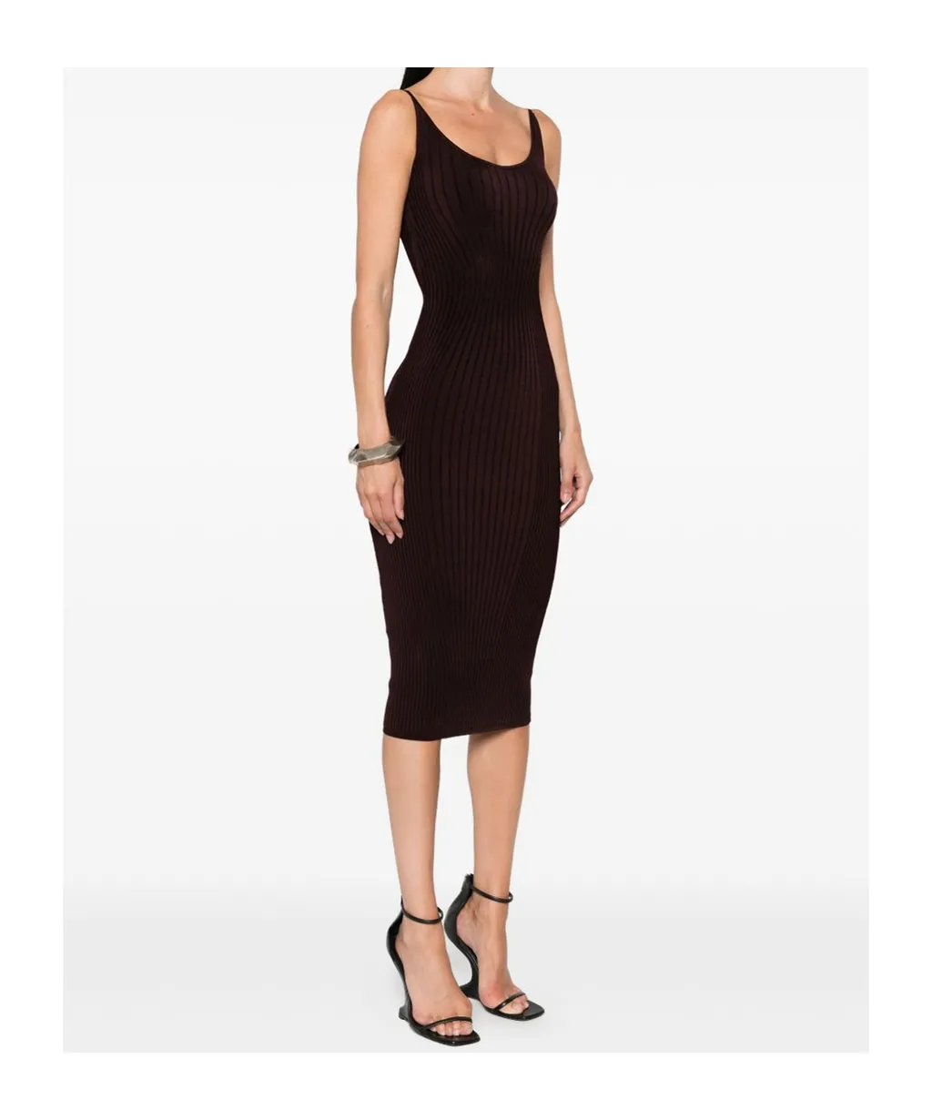 Ribbed Midi Dress