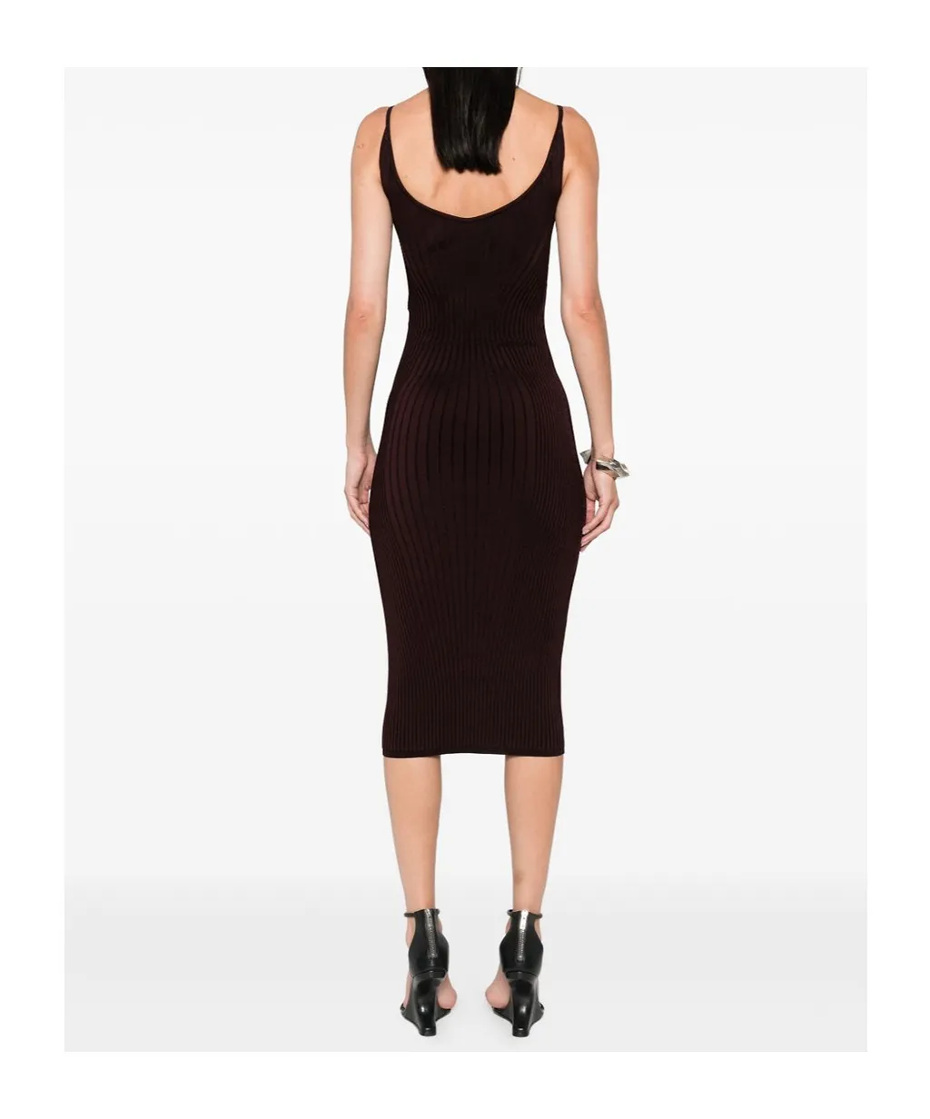 Ribbed Midi Dress