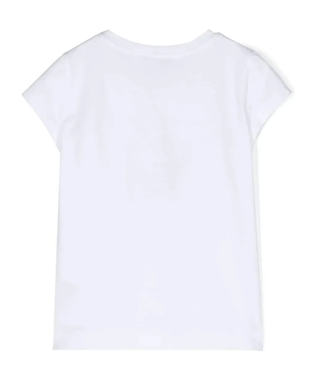 Monnalisa Fruit-Printed Crewneck T-Shirt