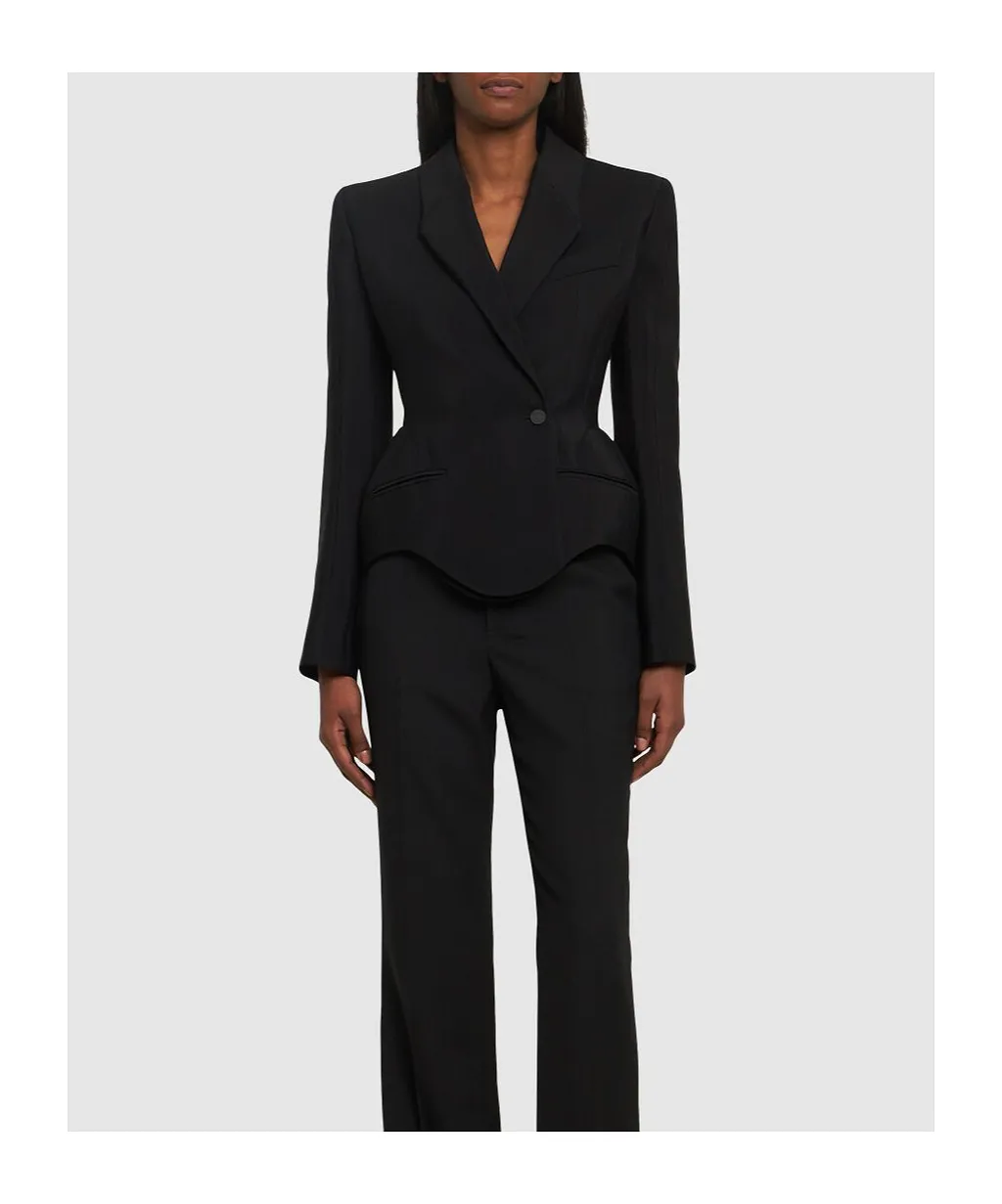Single-Button Casual Jacket