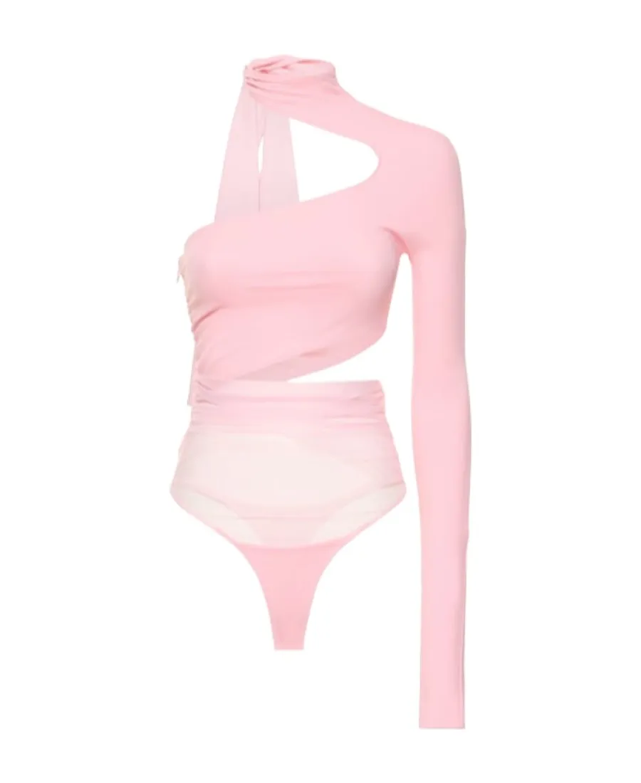 Tulle Hollowed-Out Jumpsuit