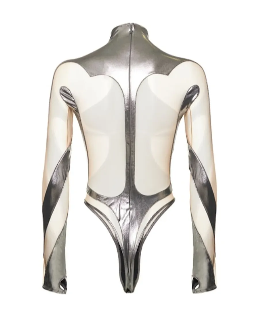 Stand-Neck Bodysuit