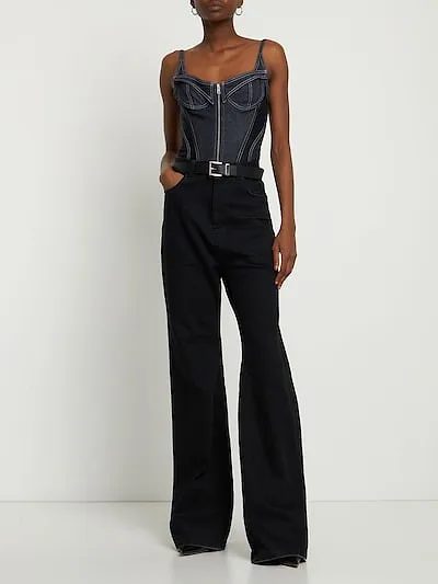 Zip Corset Jumpsuit