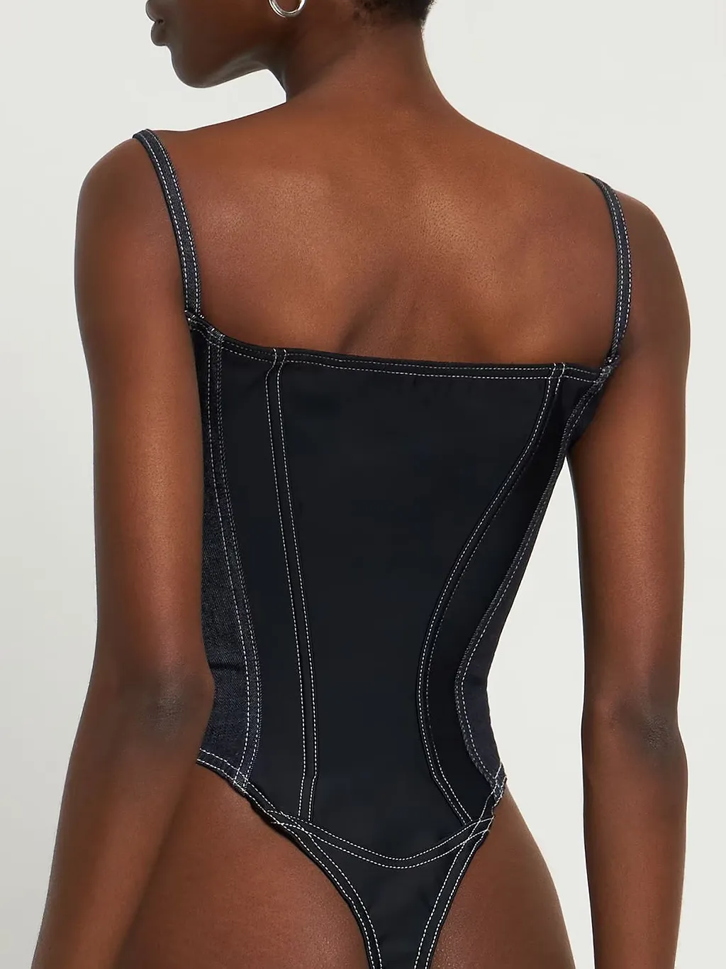 Zip Corset Jumpsuit
