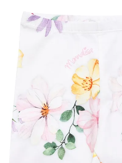Printed Cotton Jersey Tights