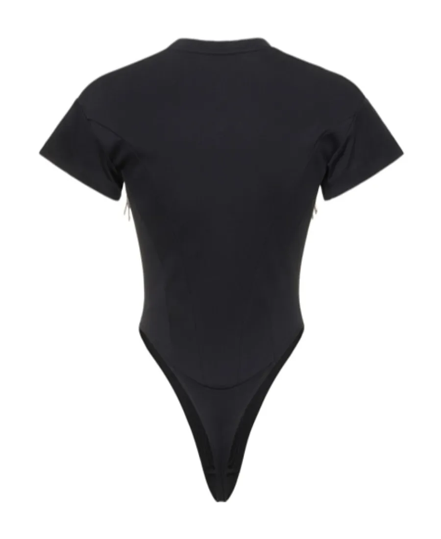 Zipper Opening And Closing Jumpsuit