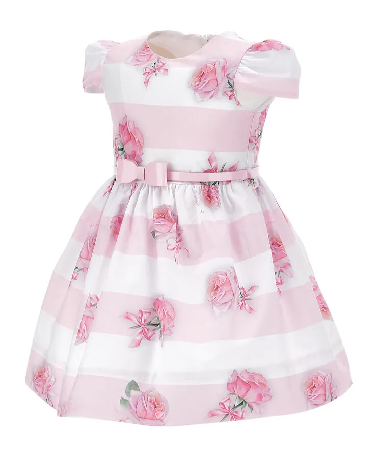 Rose-Print Dress
