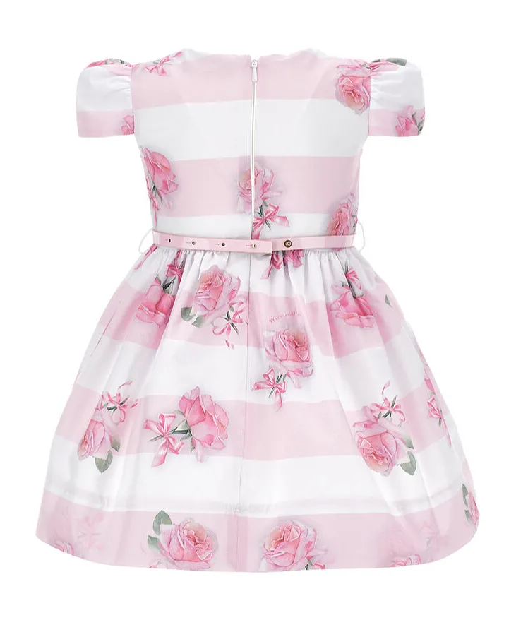 Rose-Print Dress