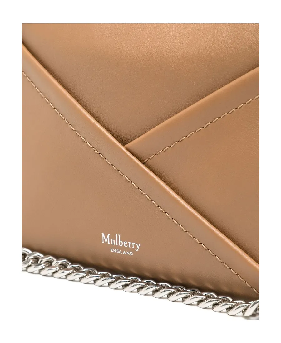 M Zipped Leather Shoulder Bag