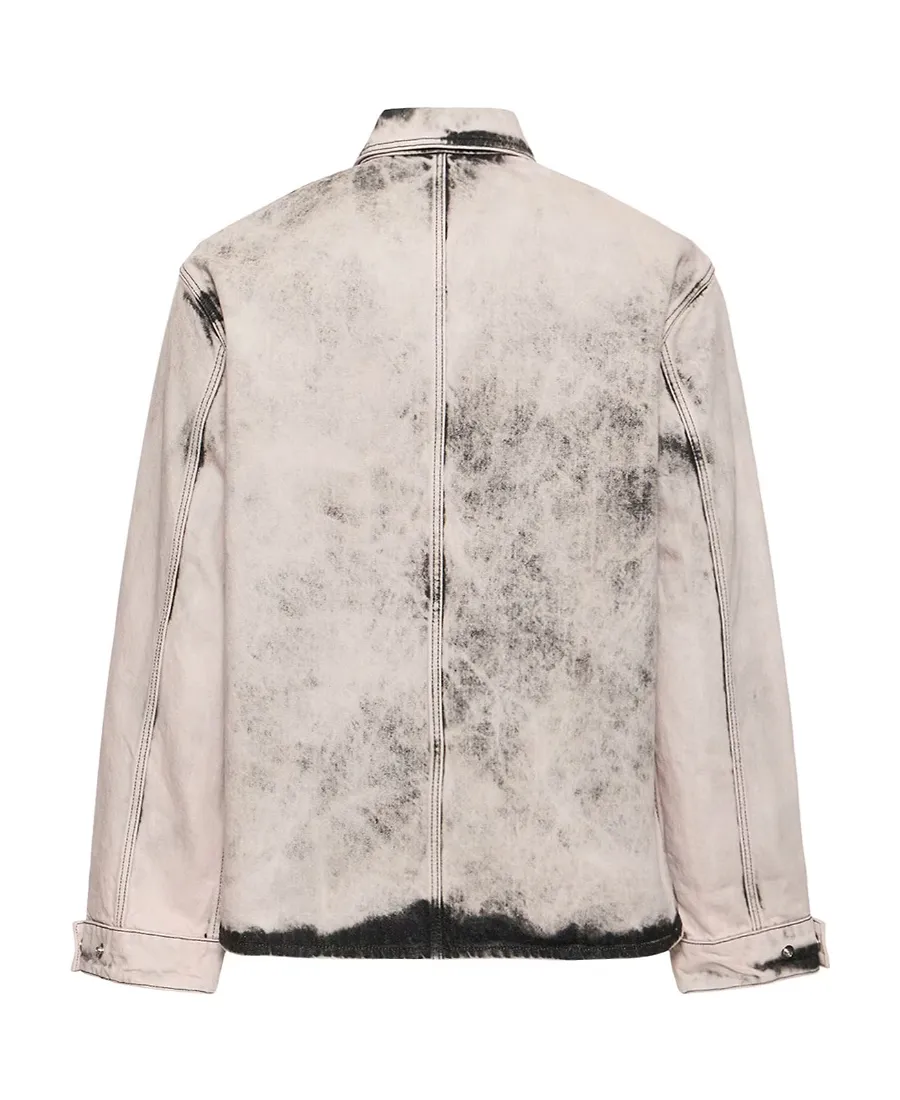 Logo Denim Coat