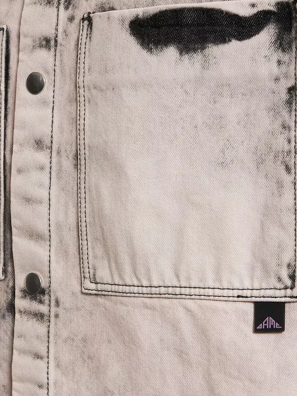 Logo Denim Coat