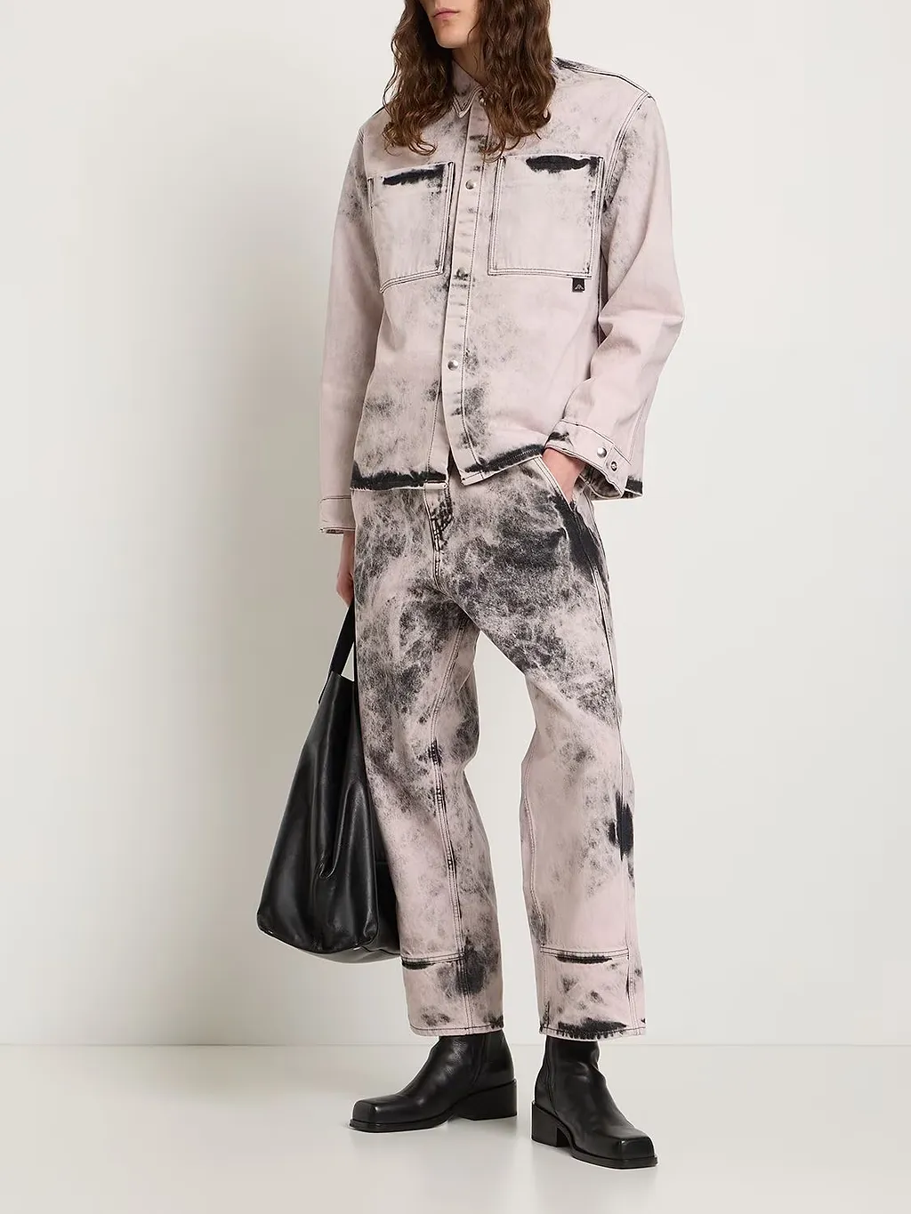 Logo Denim Coat
