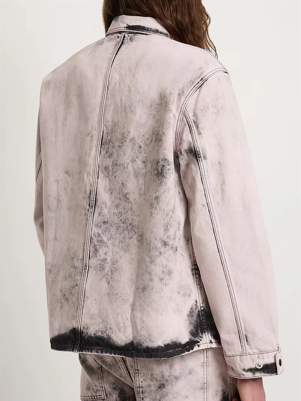 Logo Denim Coat