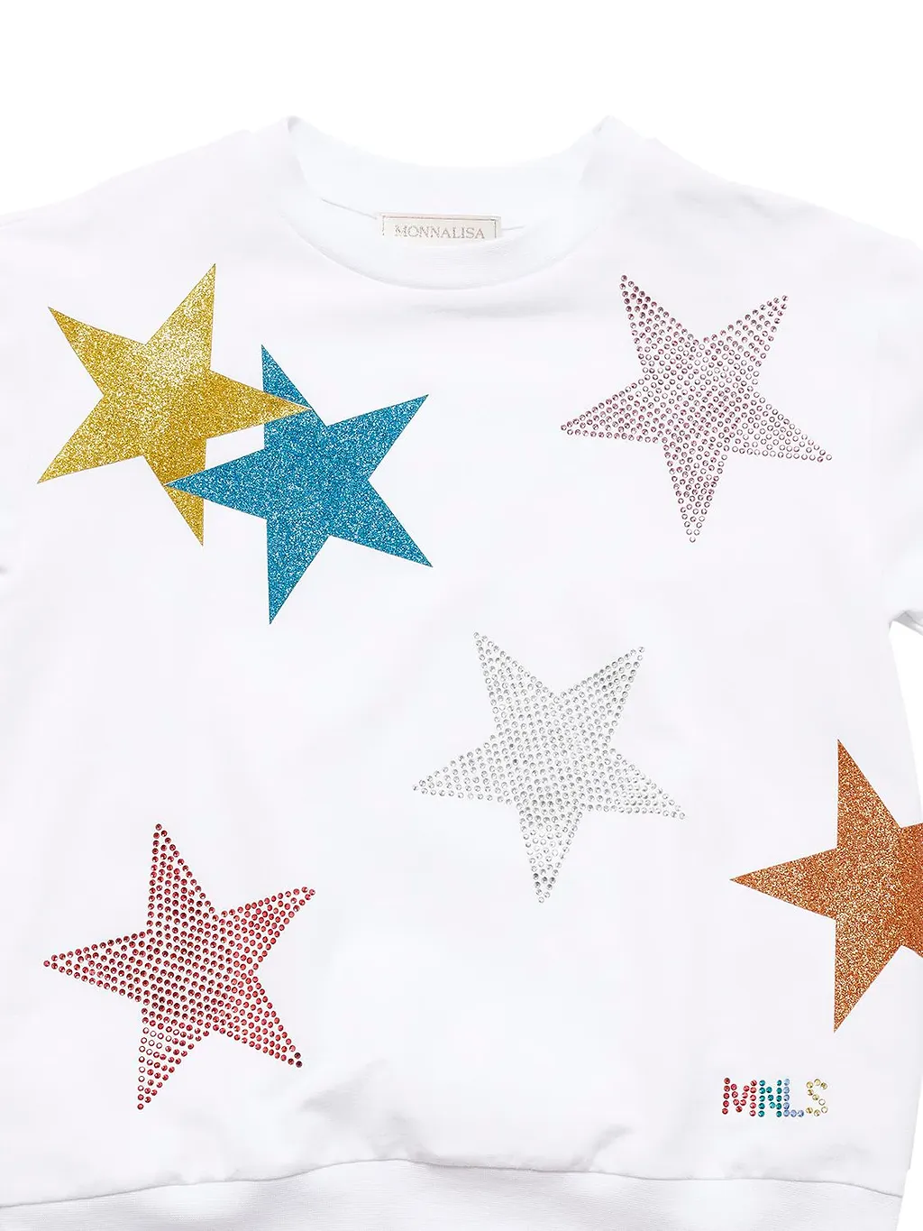 Star Embellished Cotton Hoodie