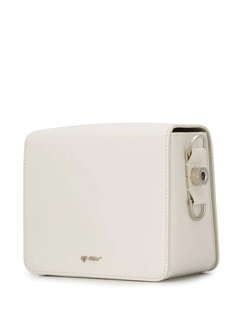 Binder Clip Diagonal-Stripe Shoulder Bag