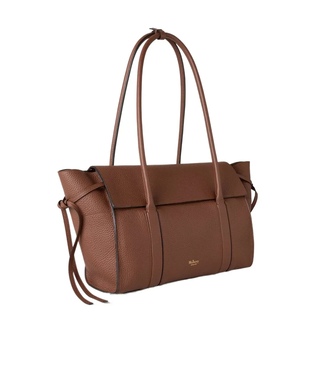 Mulberry Medium Soft Bayswater Logo Embossed Shoulder Bag