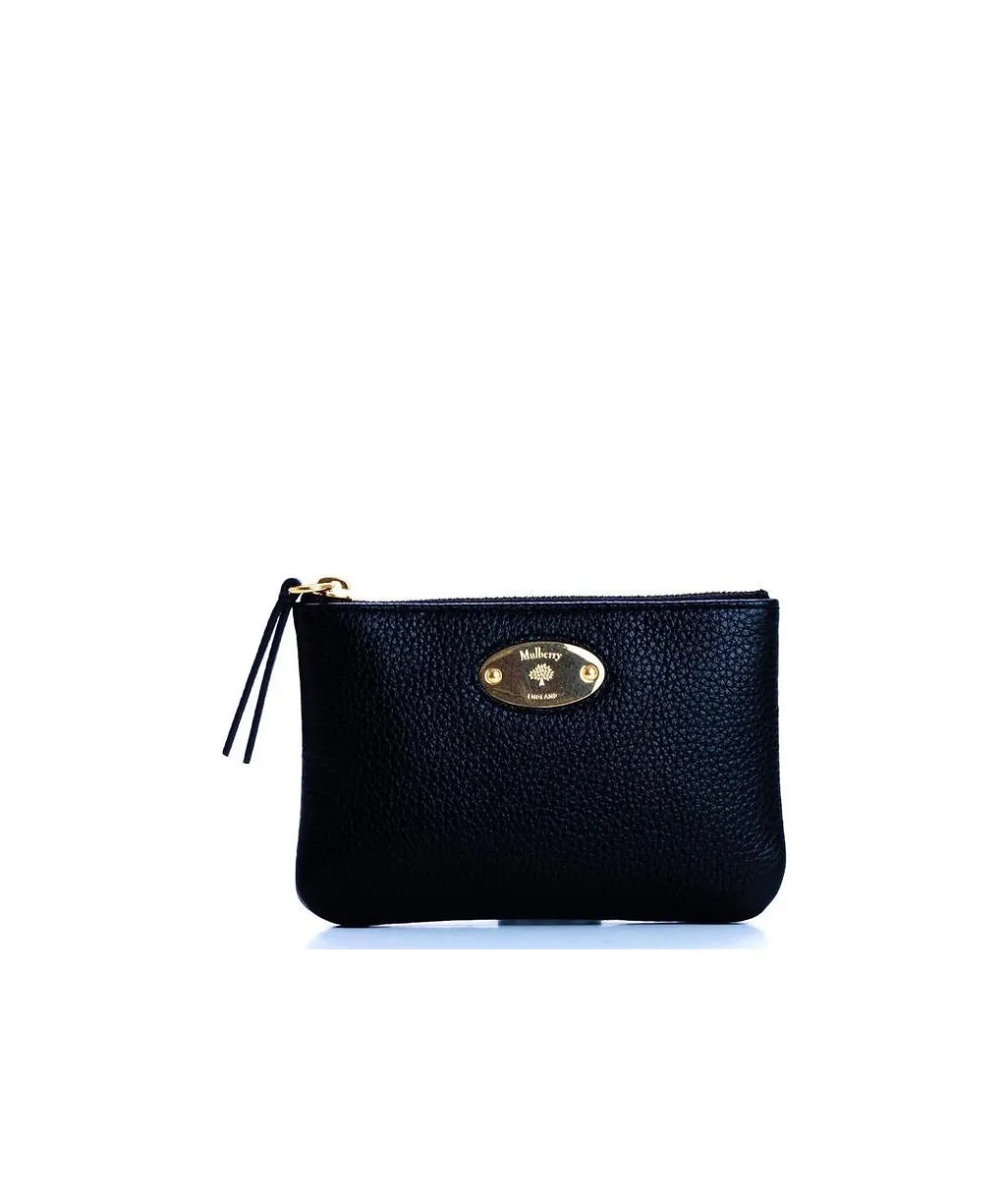 Mulberry Plaque Small Zip Coin Pouch