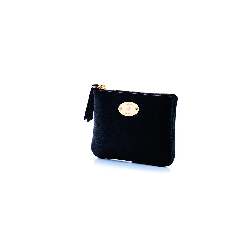 Mulberry Plaque Small Zip Coin Pouch