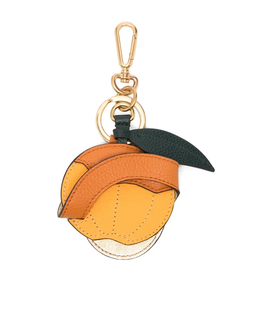 Peeling Orange Keyring