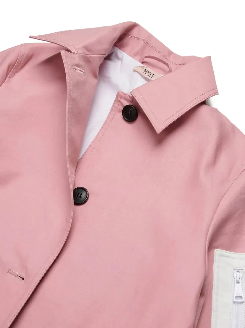 N°21 Kids Button-Up Belted Jacket