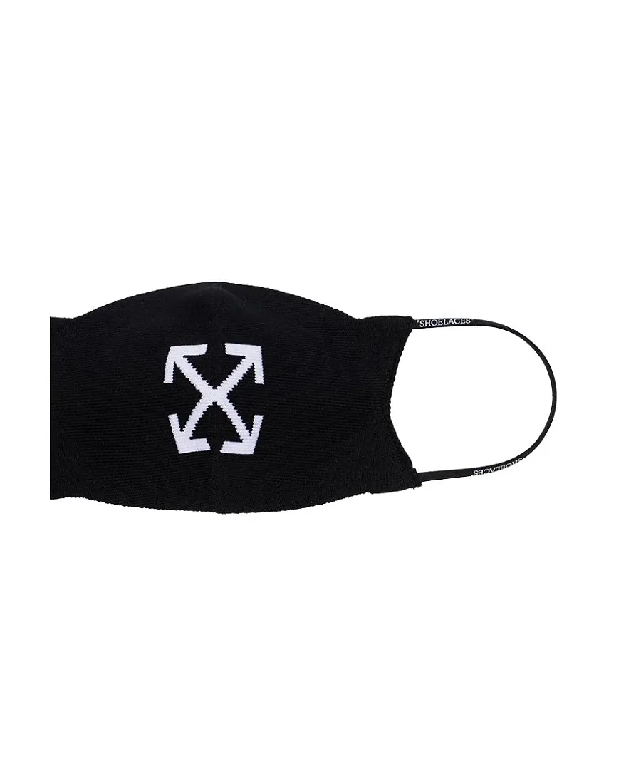 Jacquard Arrows Motif Face Mask