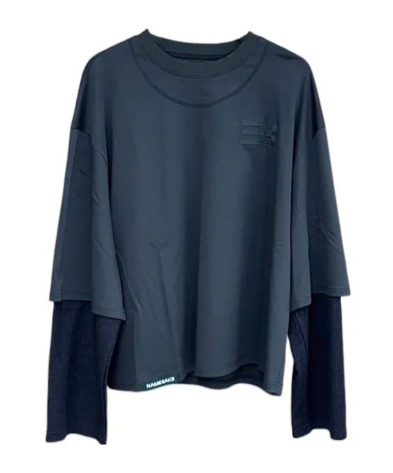 Mayo Oversized Earth Double Sleeve T-Shirt