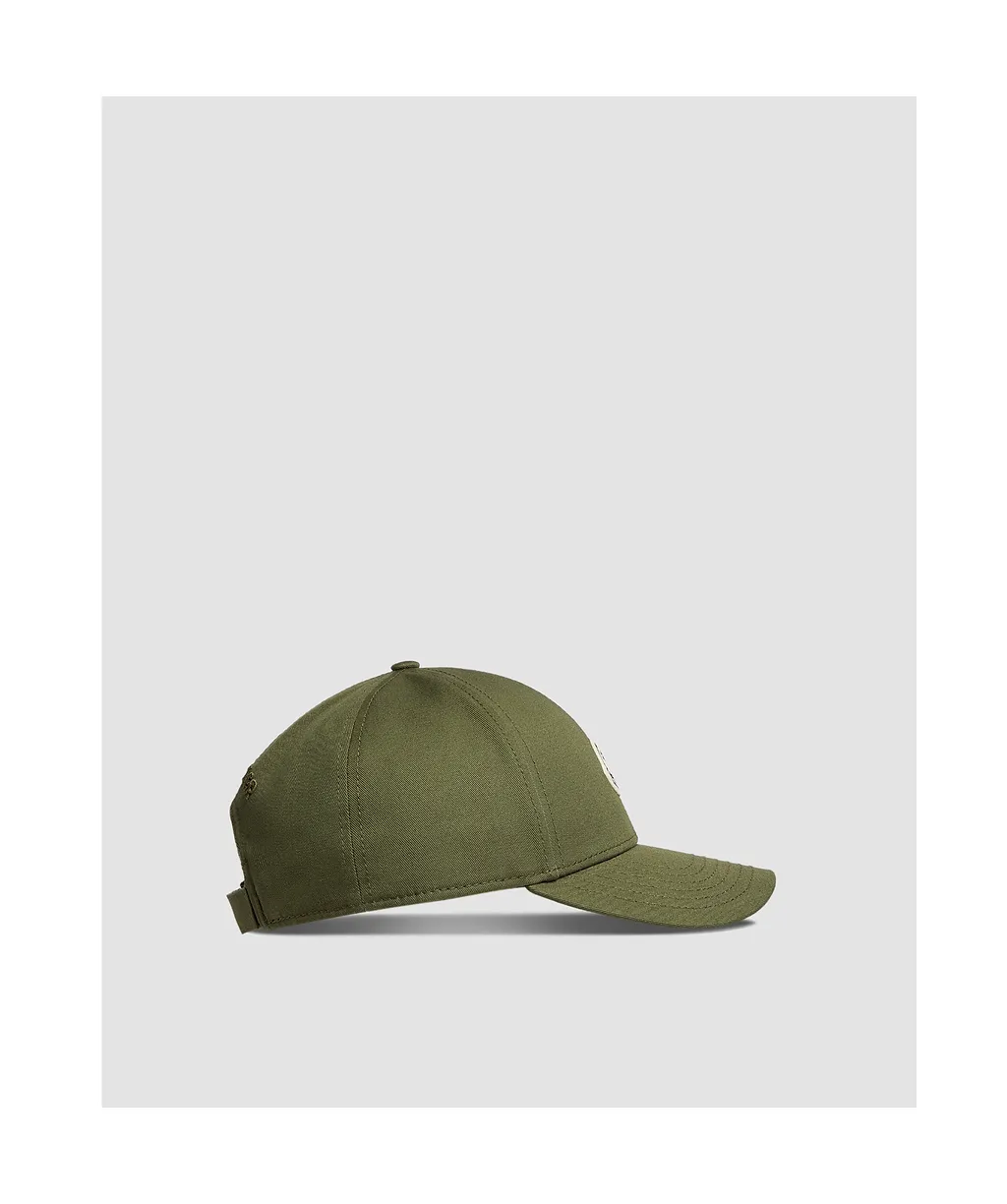 Logo Patch Curved Wide Brim Baseball Cap