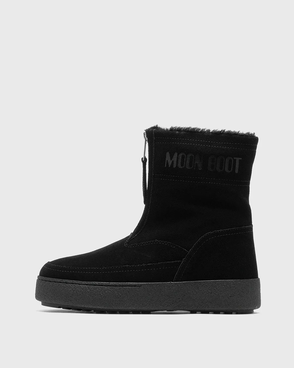 Ltrack Lara Zip-Front Shearling Boots