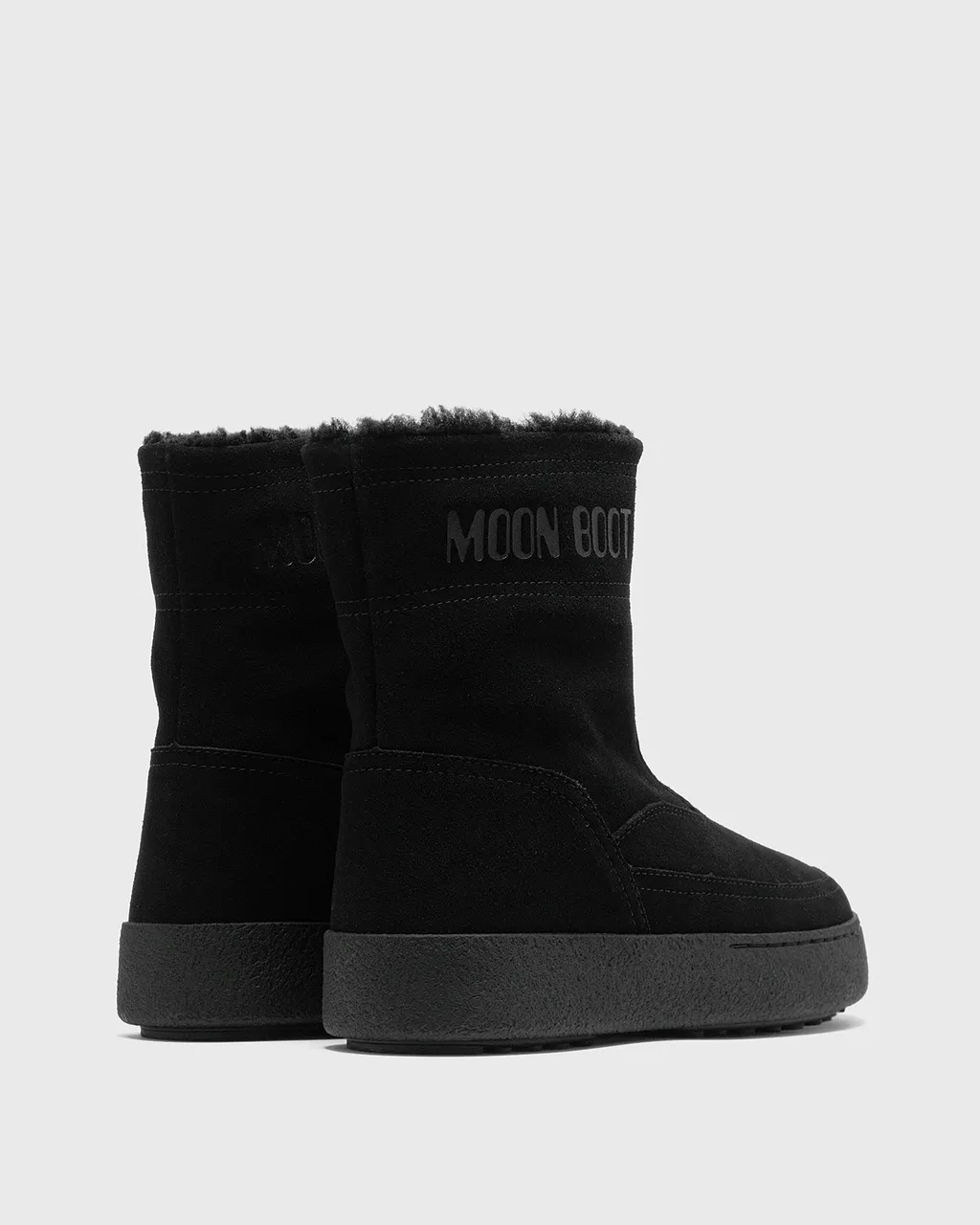 Ltrack Lara Zip-Front Shearling Boots