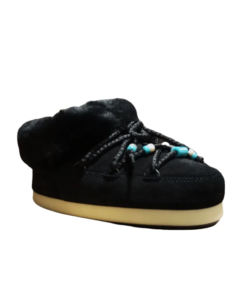 Moon Boot Beaded Lace Ankle Boots