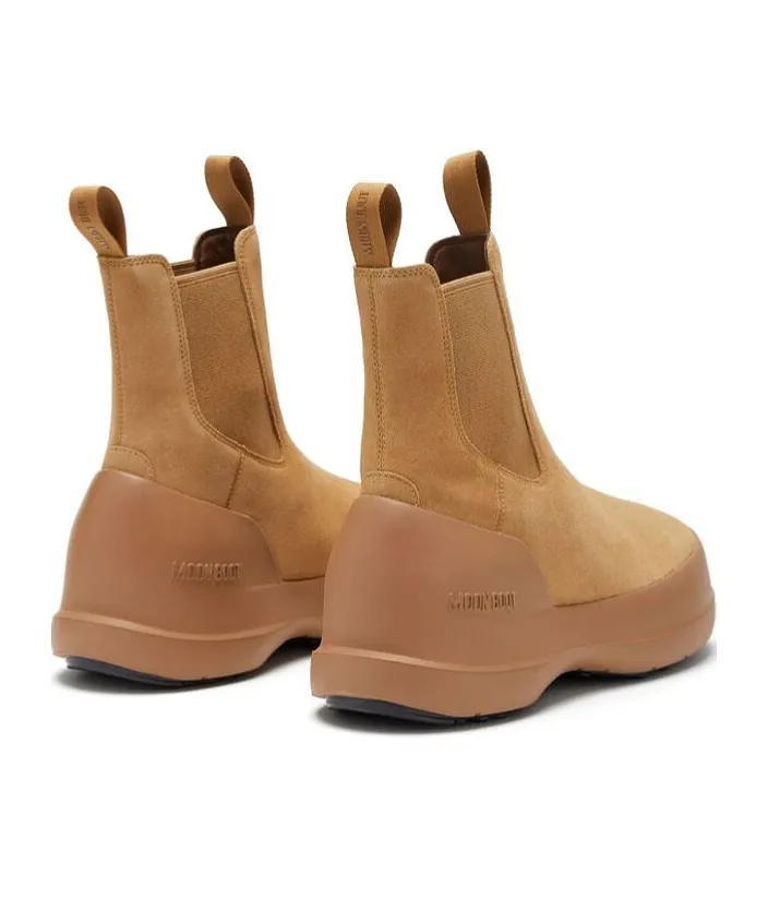 Moon Boot Luna Logo-Printed Slip-On Boots
