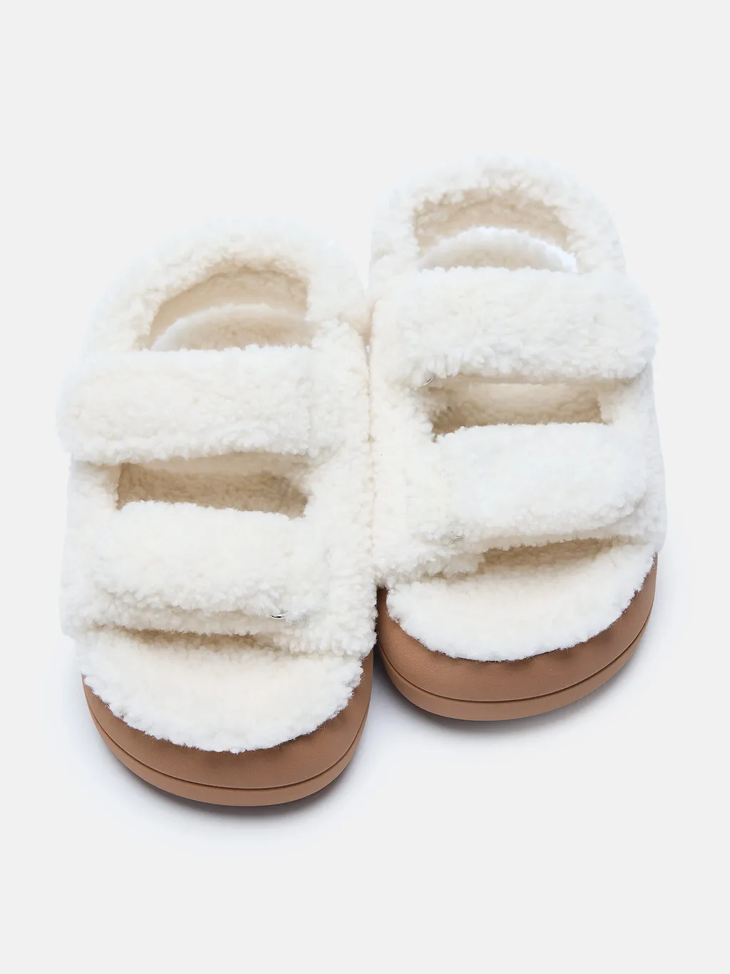 Moon Boot Shearling Sandals