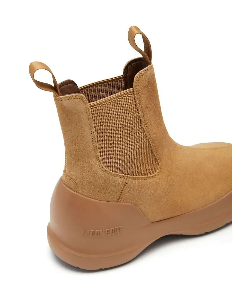 Moon Boot Luna Logo-Printed Slip-On Boots