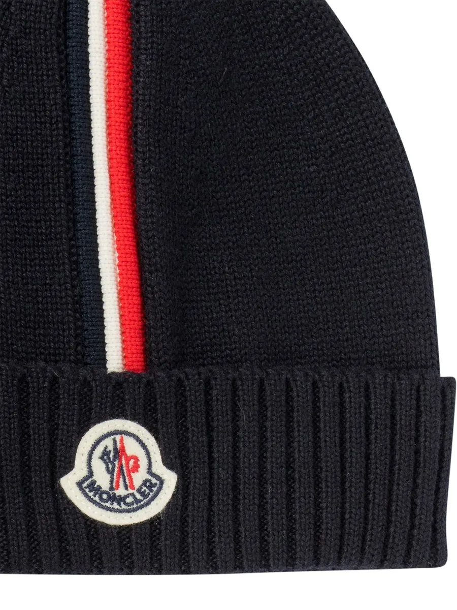 Knitted Hat With Logo