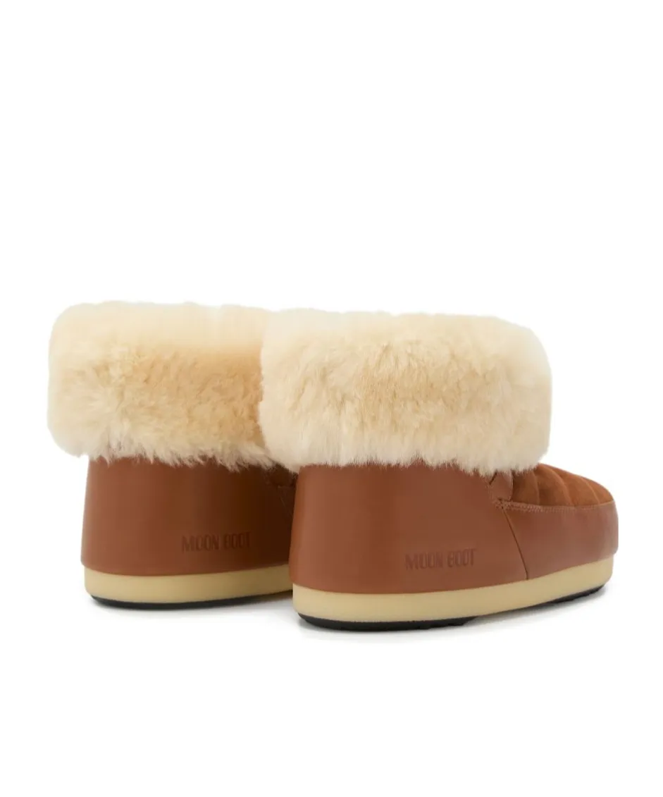 Moon Boot Quilted Round-Toe Ankle Boots