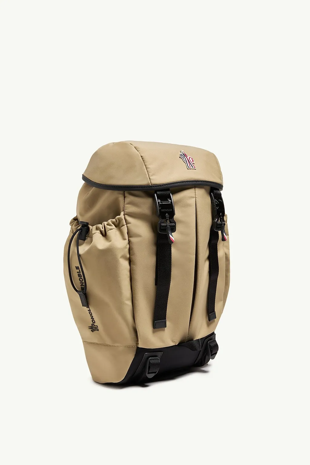 Leather-Trimmed Backpack