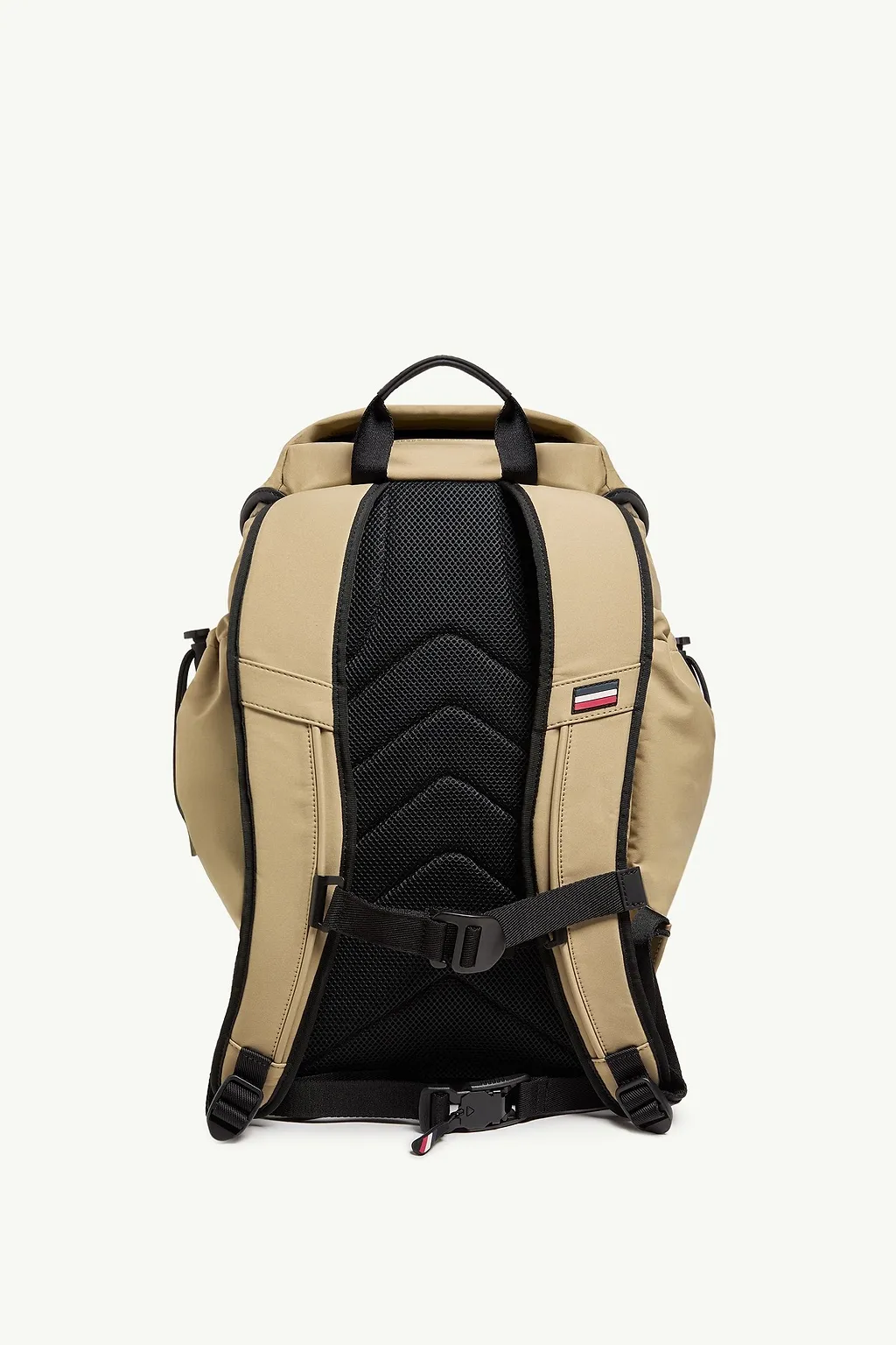 Leather-Trimmed Backpack