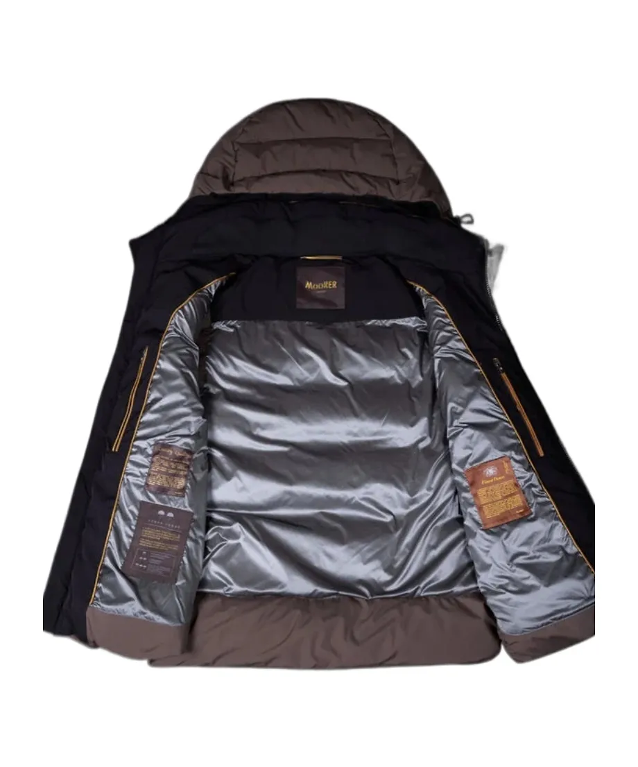 Detachable-Hood Quilted Zip-Up Gilet