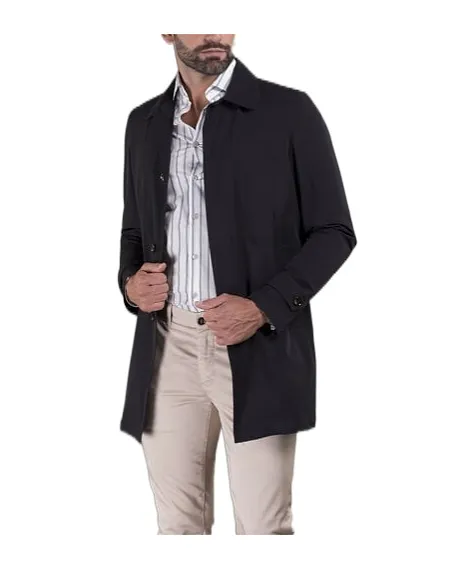 Moorer Vittor Long Single-Breasted Coat