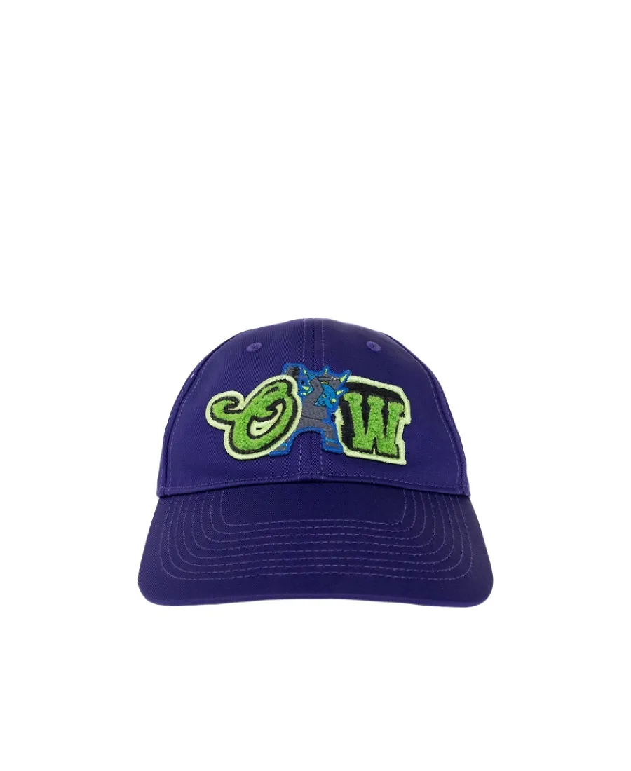 Off-White Logo Flocked Baseball Cap