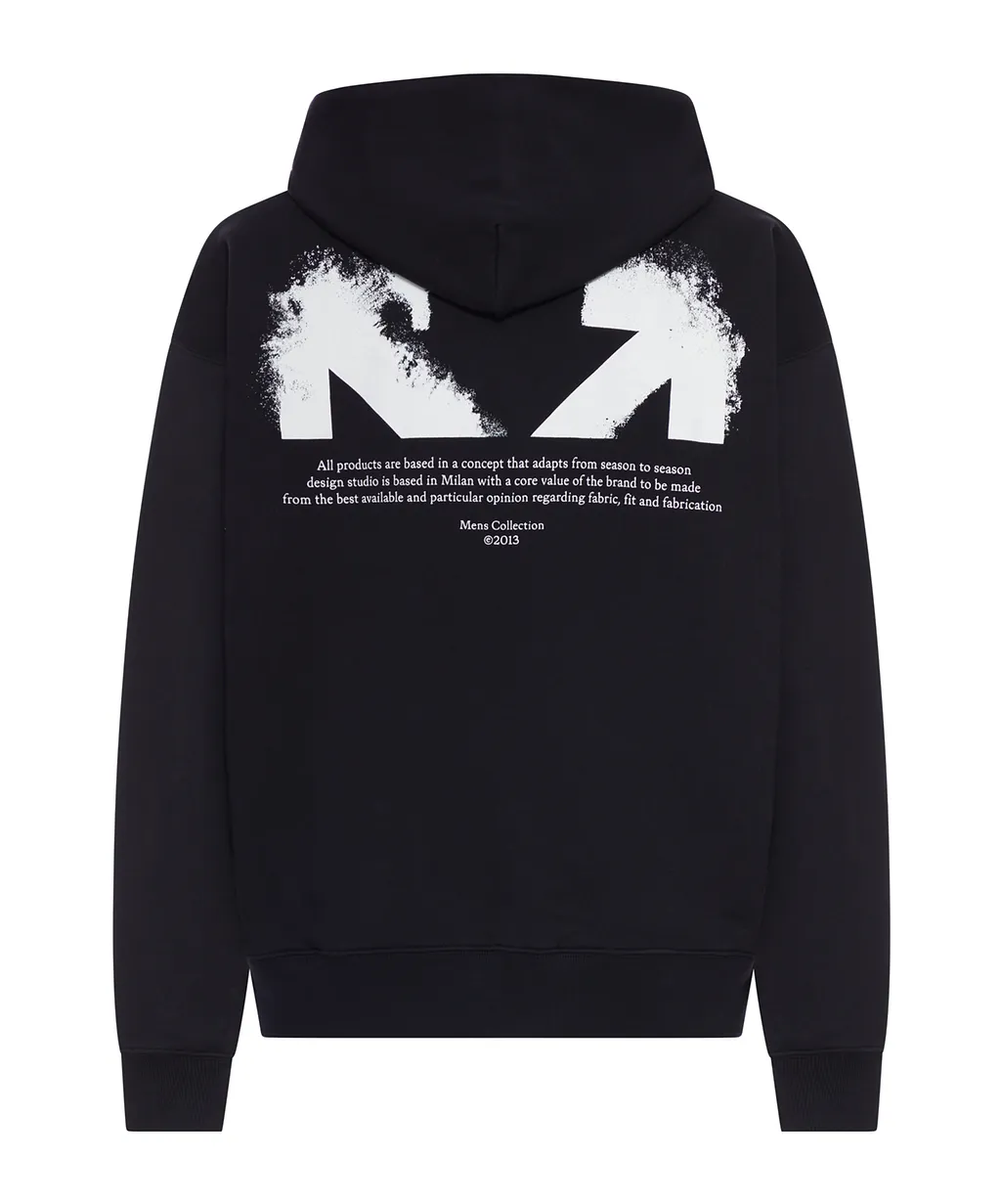 Off-White Logo Printed Drawstring Hoodie