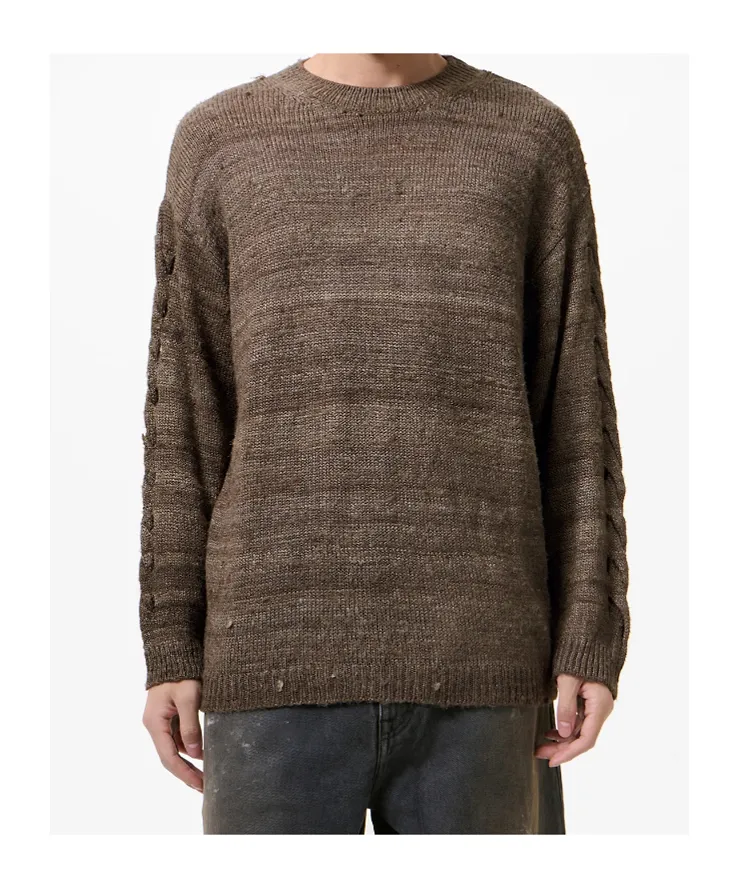 Our Legacy Textured Silk Knitted Sweater