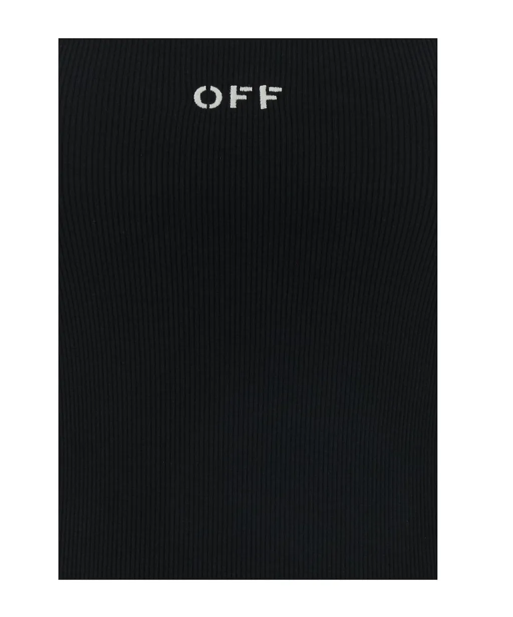 Off-White Off Stamp Rib Tank Top