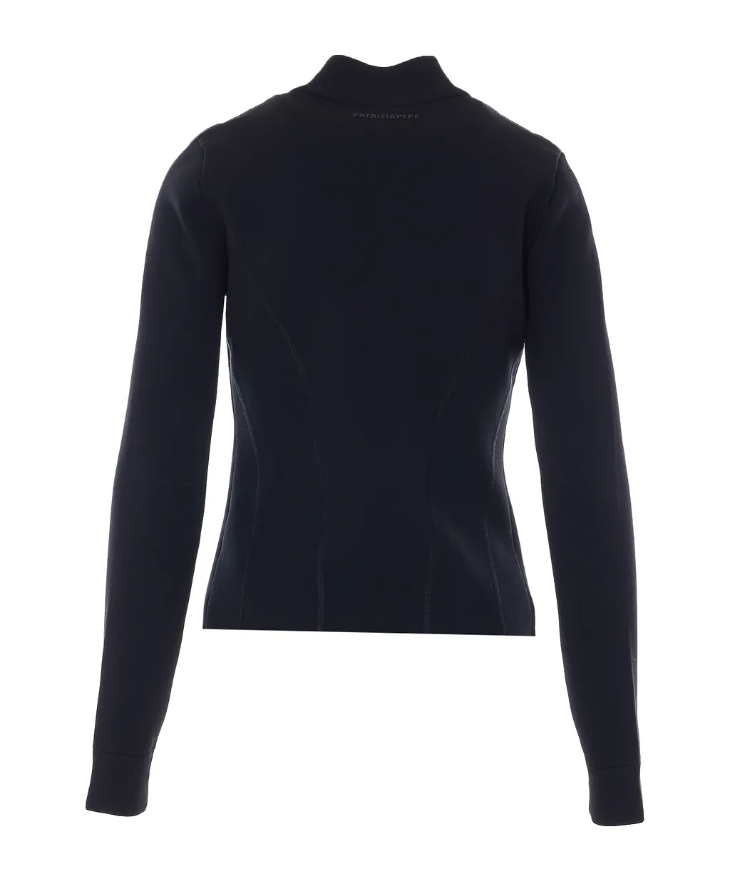 Patrizia Pepe Quilted Zip-Up Jacket