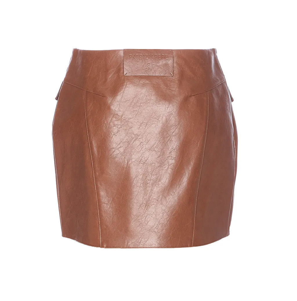 Patrizia Pepe Button-Front Mini Skirt