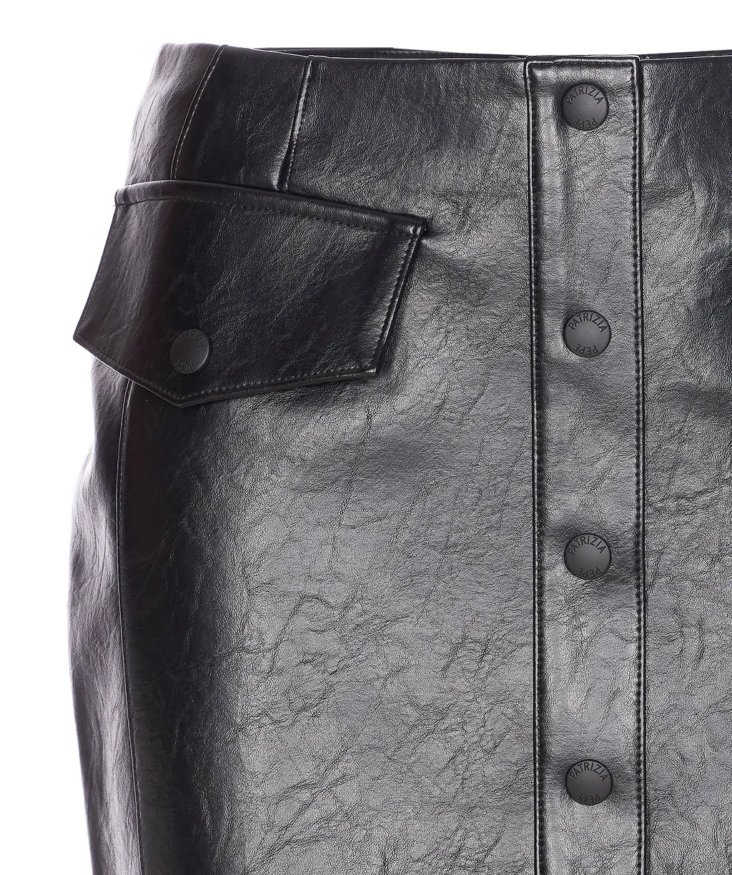 Patrizia Pepe Button-Front Mini Skirt