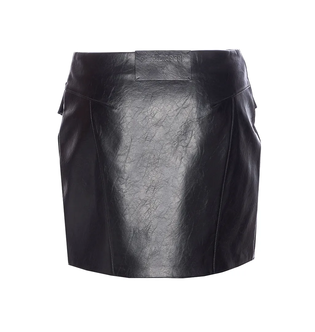 Patrizia Pepe Button-Front Mini Skirt