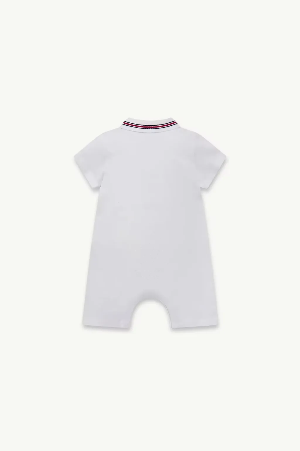 Logo Patch Polo-Collar Romper